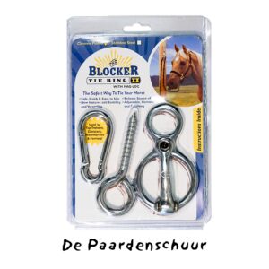 Blocker Tie Ring, veilig vastzetten paard