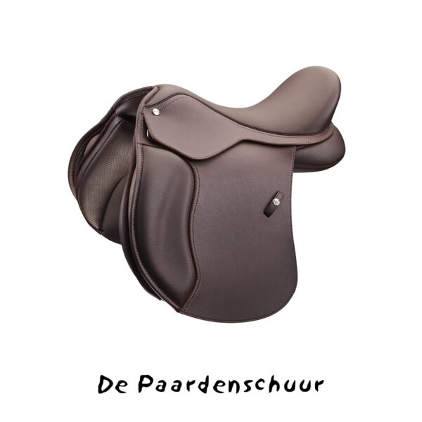 Wintec pony bruin 500 veelzijdigheidszadel hart zadels veelzijdigheidszadels