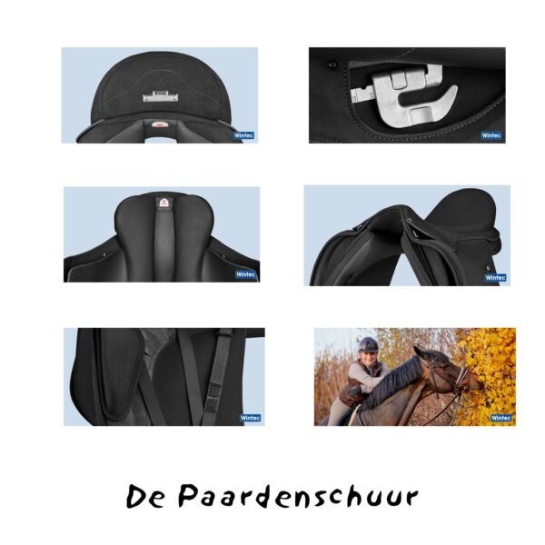 Wintec Isabell Icon dressuurzadel HART - Afbeelding 2