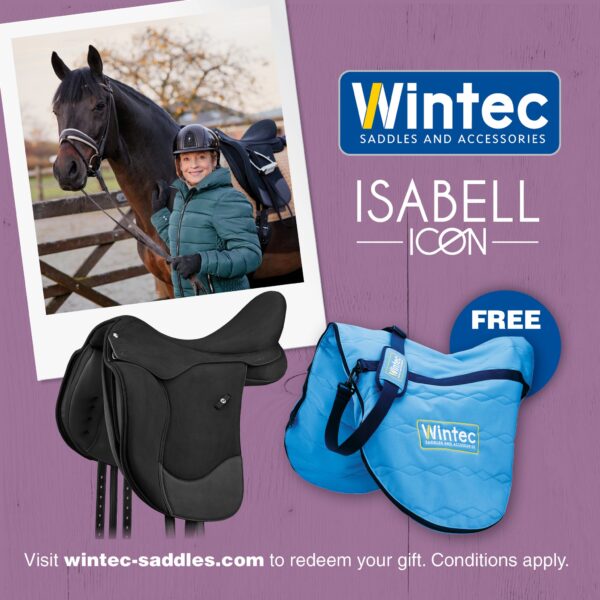 Wintec Isabell Icon dressuurzadel HART - Afbeelding 4