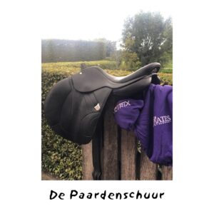 Bates Victrix springzadel 2e hands zwart zadels