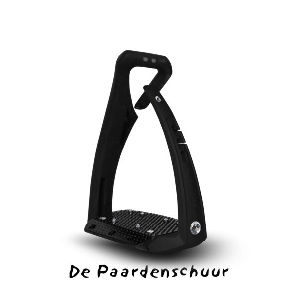 Freejump stijgbeugels Soft Up Pro Plus Crystal Zwart