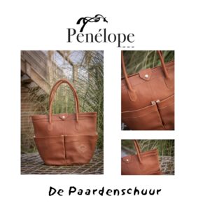 Penelope maisons Laffitte handtas cognac brandy