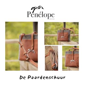 pablito bag tas penelope chevron cognac