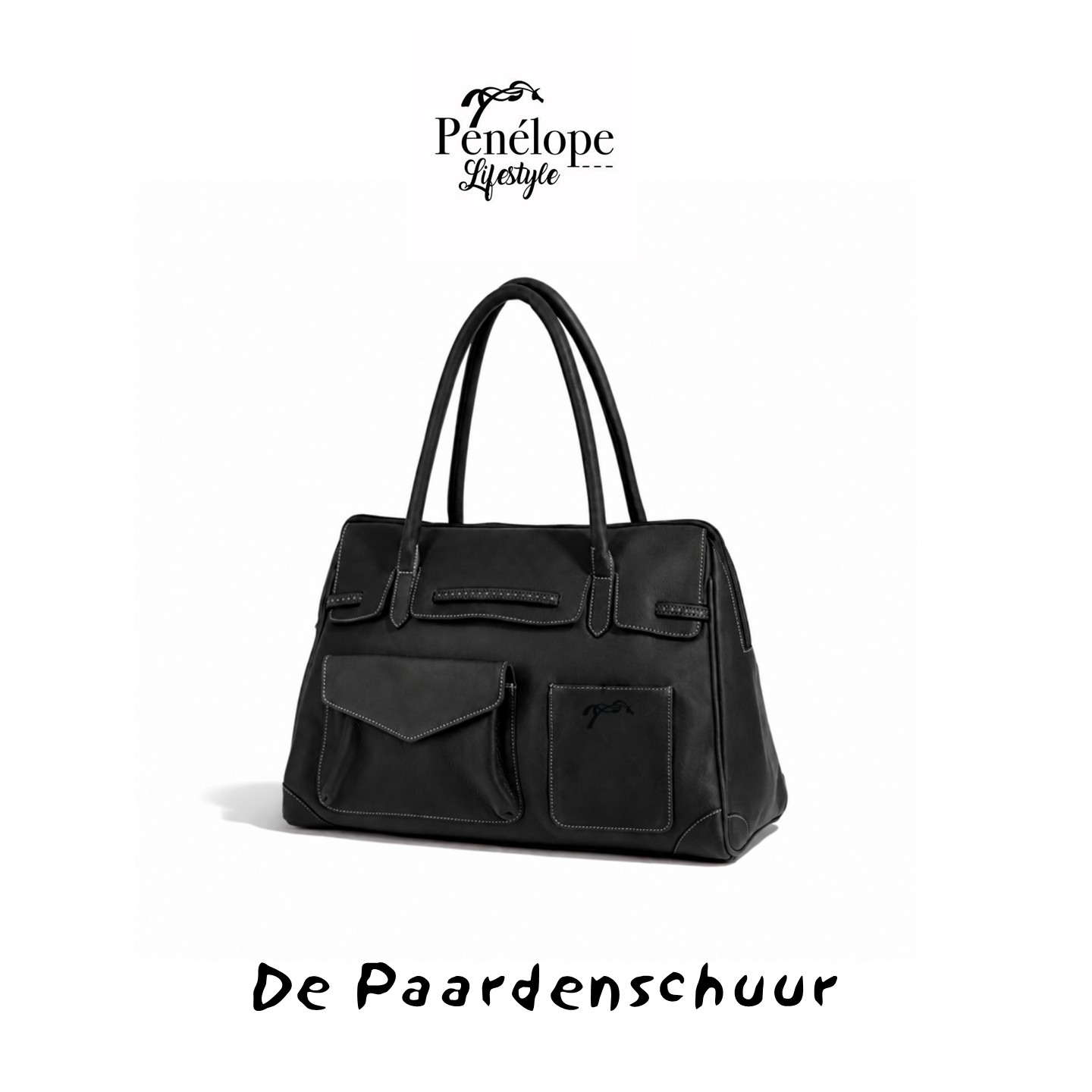 penelope maelys tas zwart collectie leren tassen