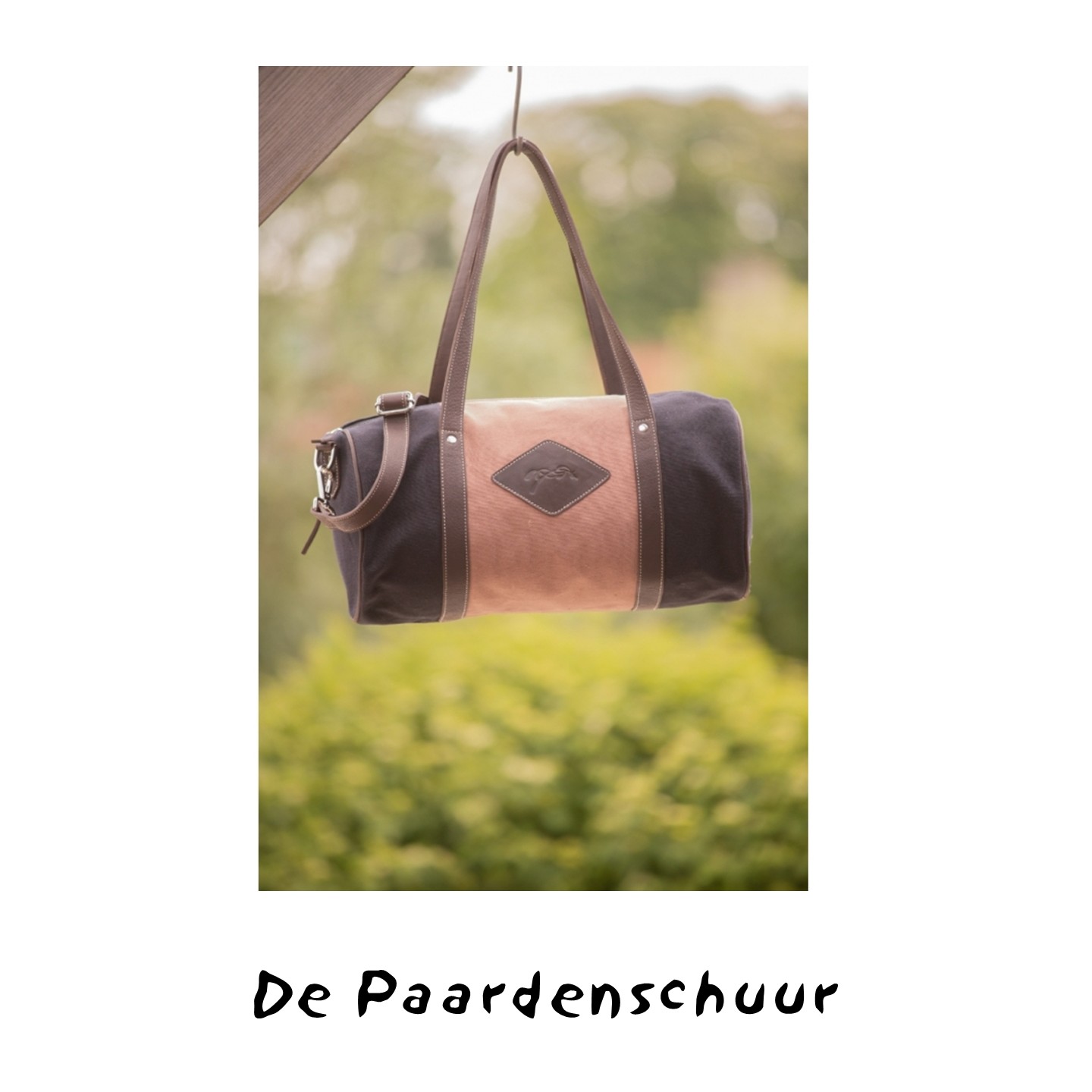 Canvas tas zwart roze Penelope collectie tassen lifeystyle